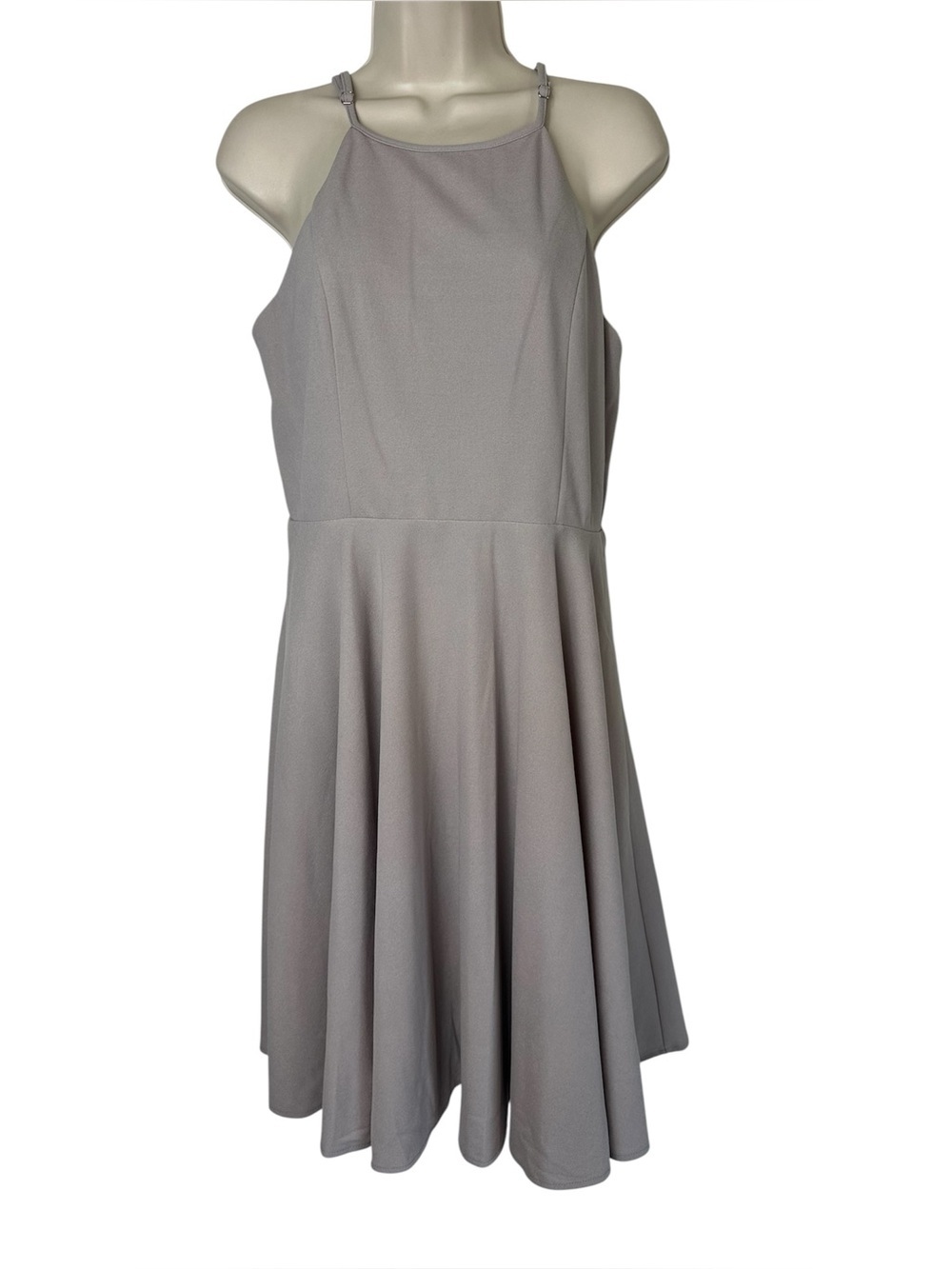 Lulu's Neutral Sleeveless Dress